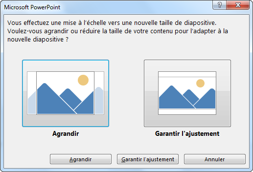 les modes d'affichage PPT